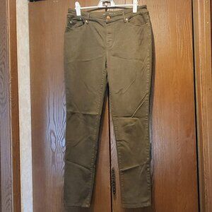 Chico's olive jeggings